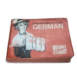 German-English Minimax Dictionary Language Translation 1969
